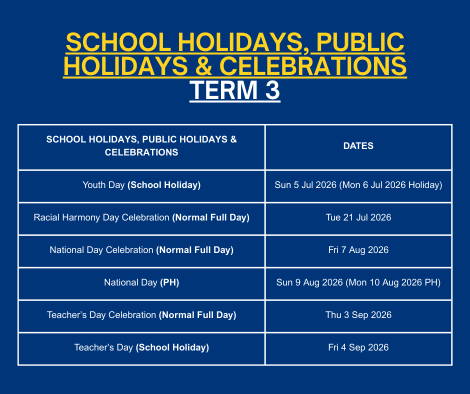 school holiday term 3