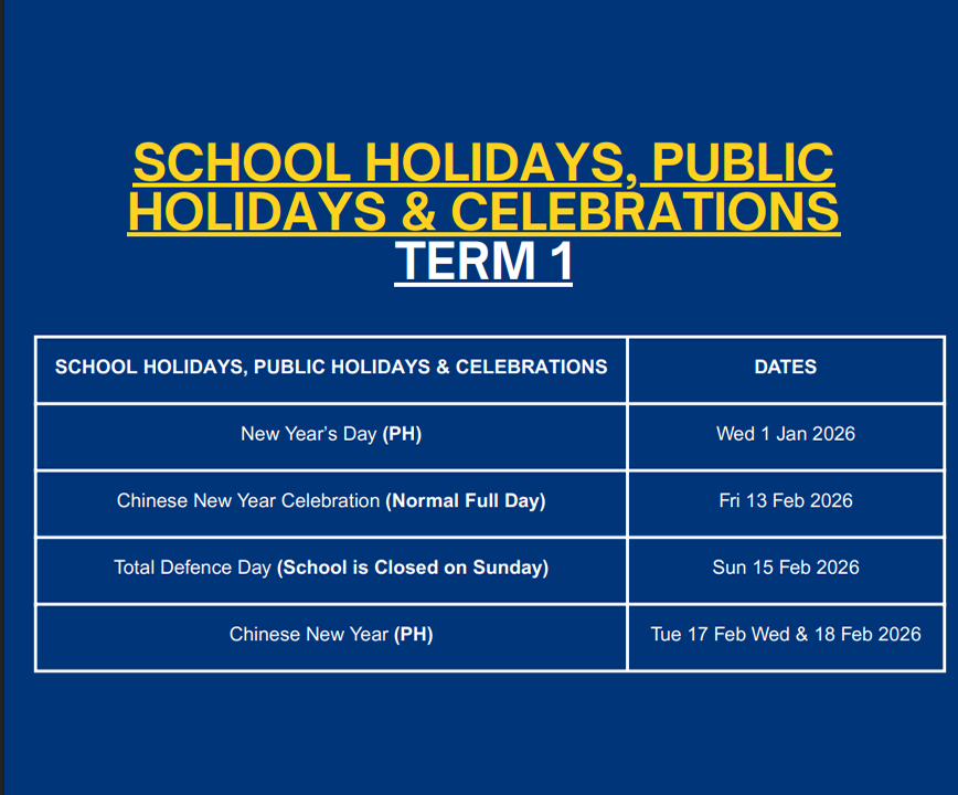 Team 1 School holiday